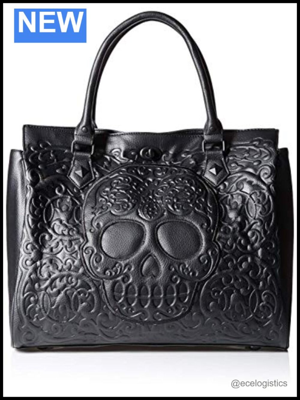 Faux Leather Tote Shoulder Bag
